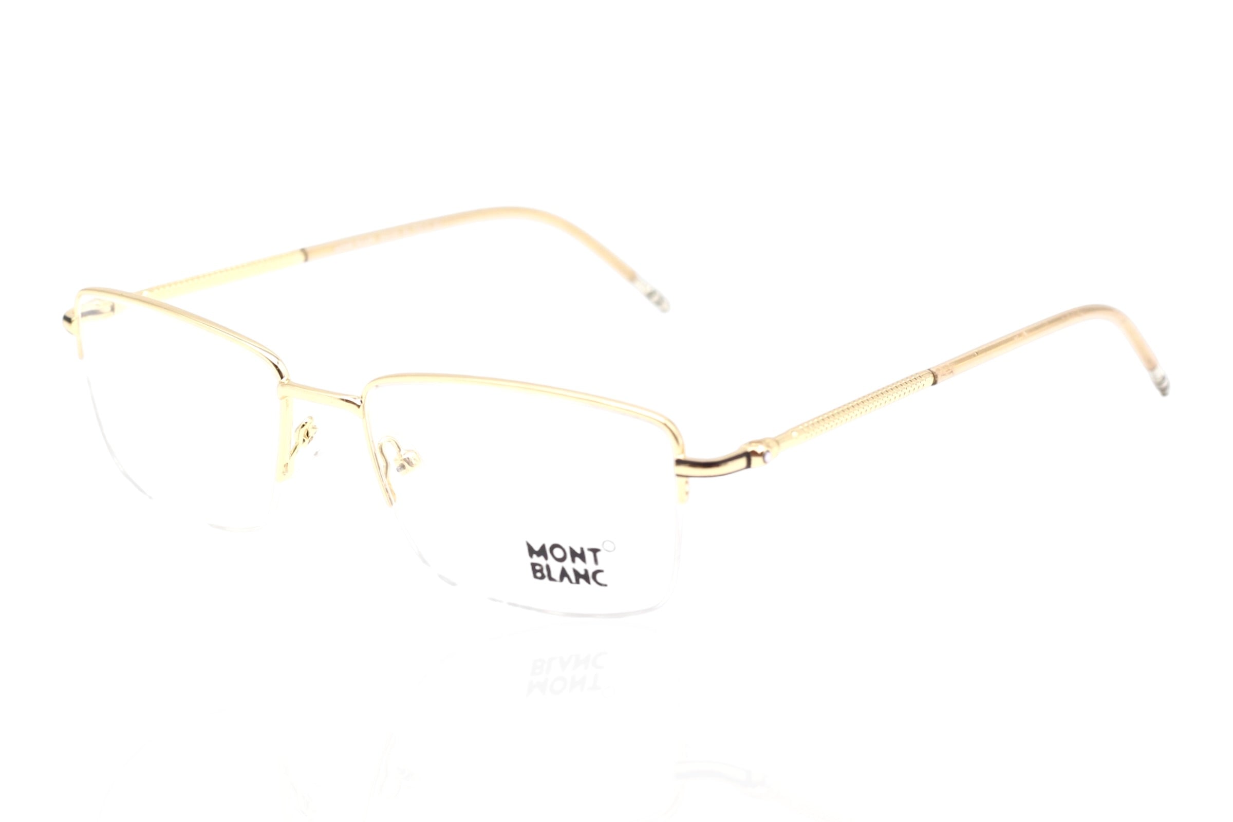 Montblanc Rimless Rectangle Eyeglasses