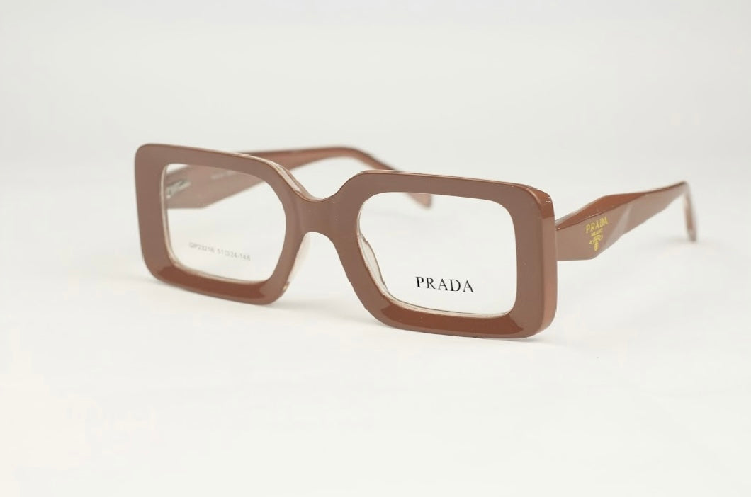 Prada Oversized Rectangle Eyeglasses