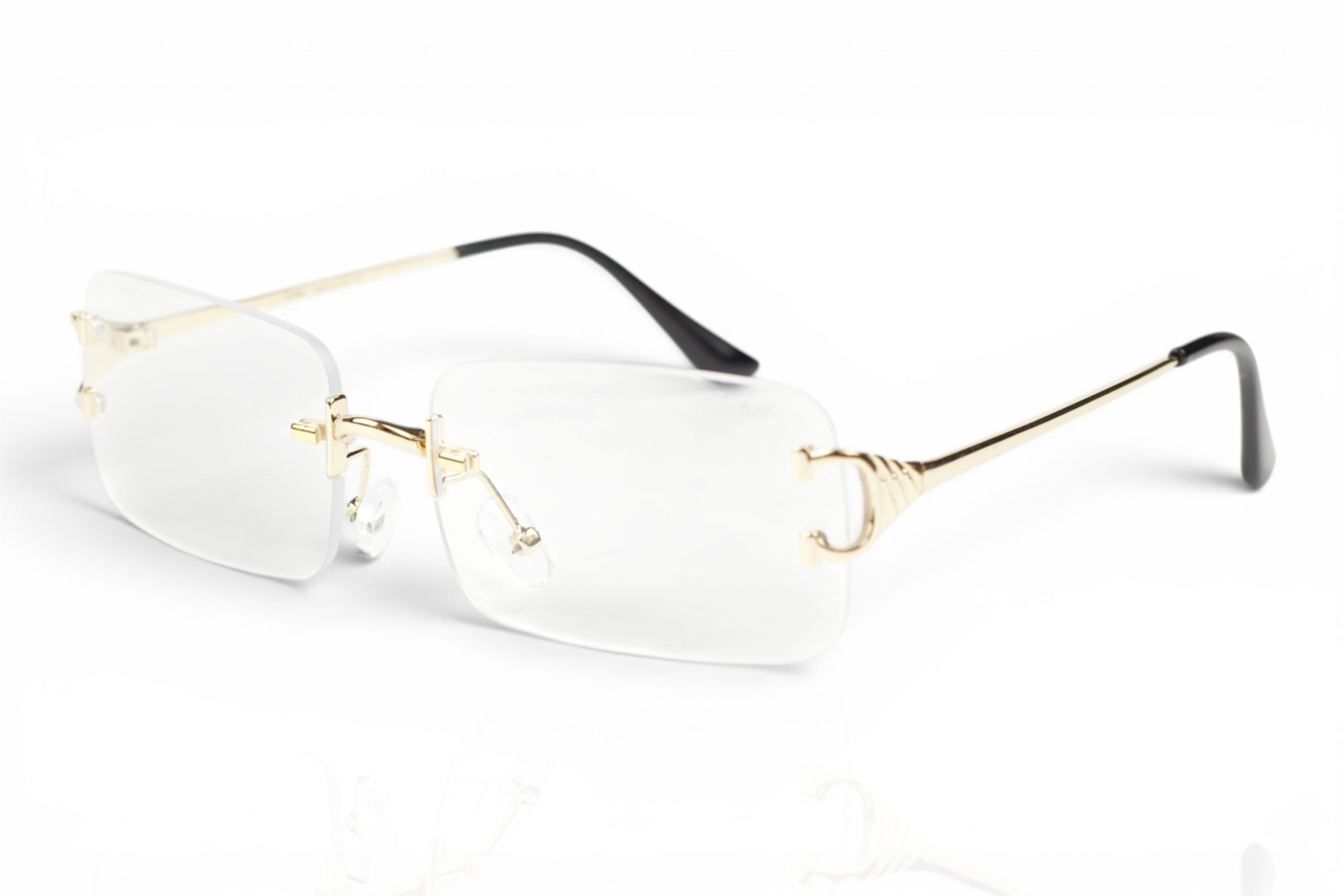 Cartier Rimless Rectangle Glasses