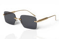Cartier Rimless Rectangle Sunglasses
